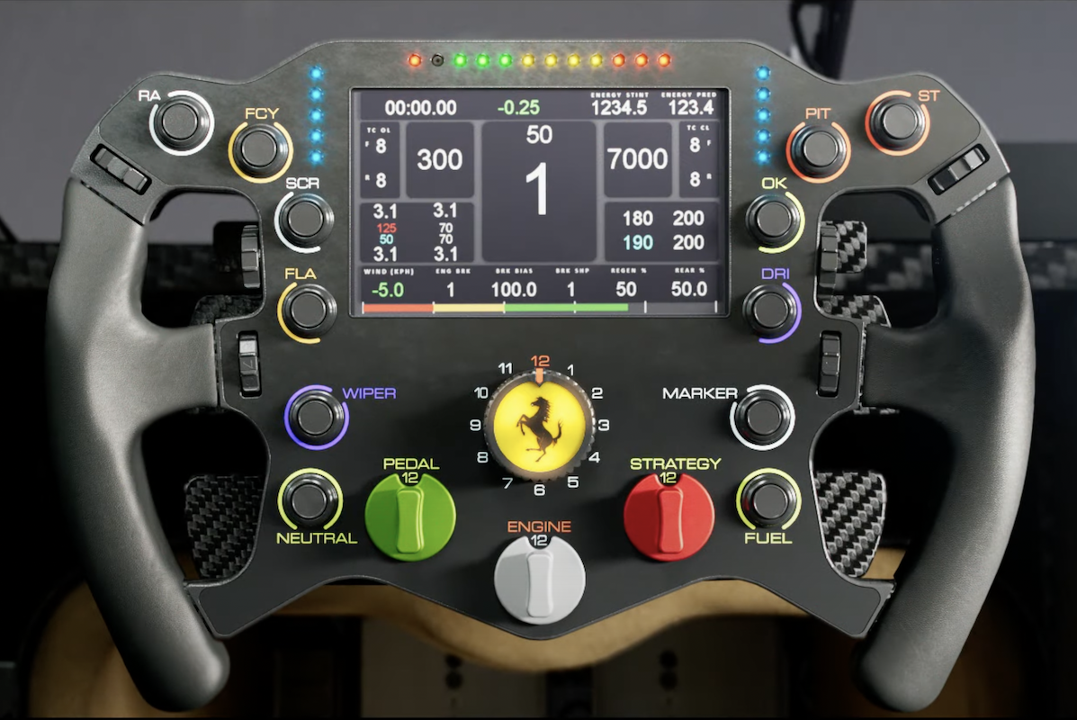 Video All you need to know about the steering wheel of the Ferrari